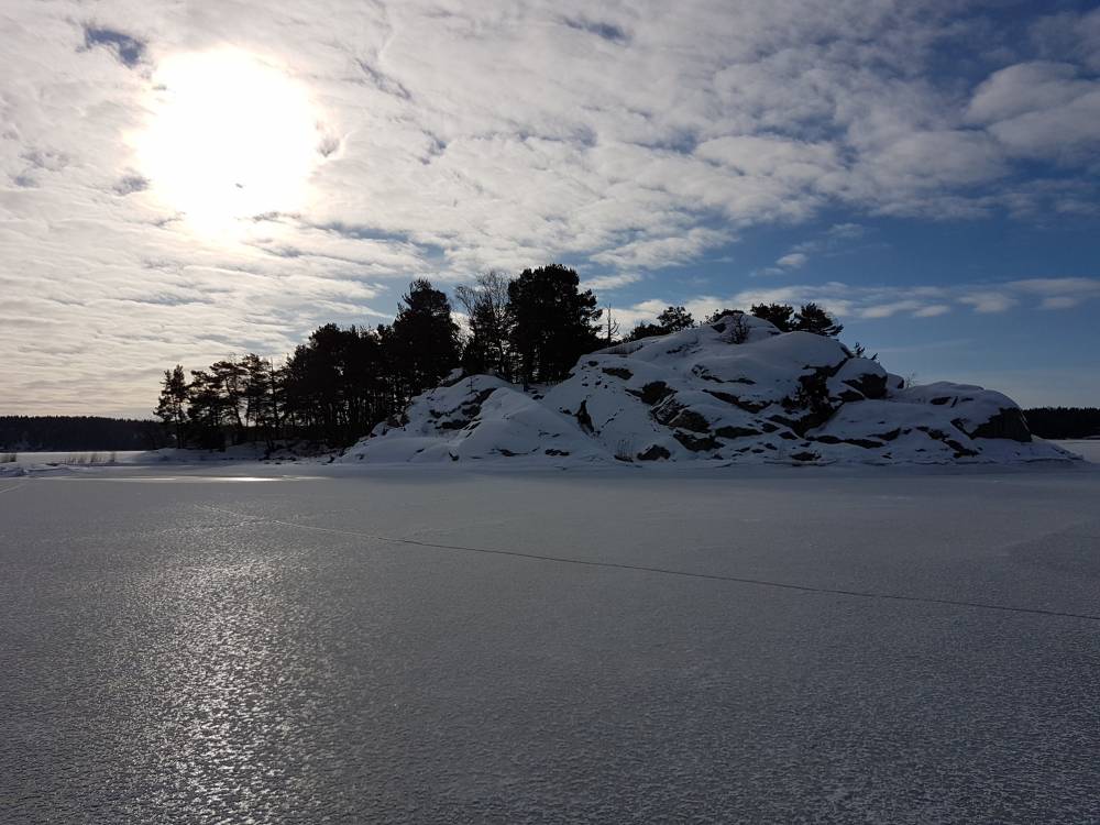 Pyhävaha island in winter