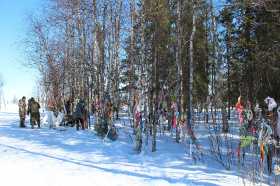 Межрегиональный экологический десант облагораживает памятник ненецкой культуры 